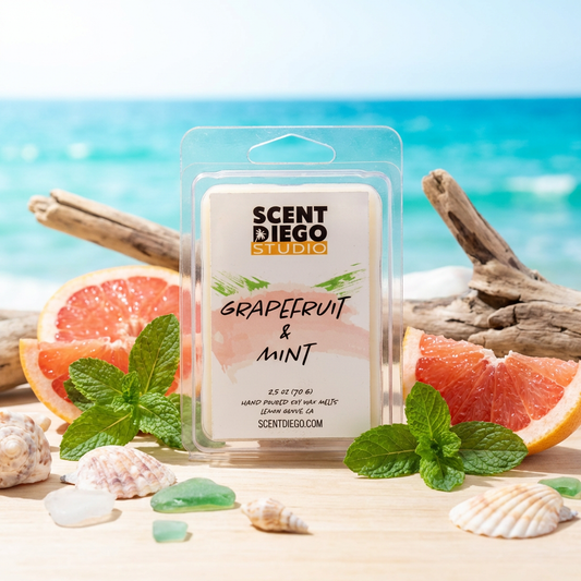 Grapefruit and Mint Wax Melt